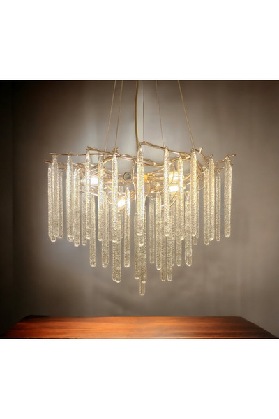 KARAZ Light flow chandelier, diameter 65 cm