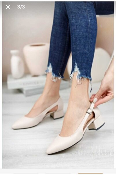 Henne Open-Toe Buckle Shoes with Heels