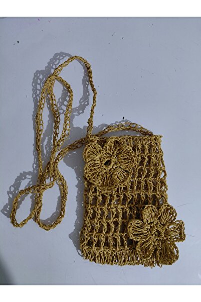 AbaqKalza Hasır telefon çantası