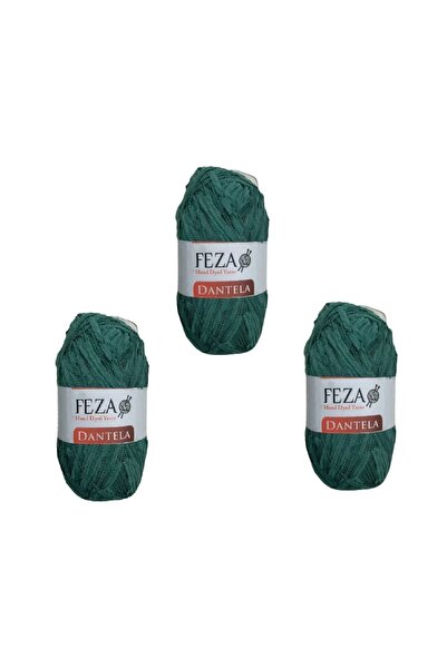 FEZA GROUP Self Patterned Yarndantela Hand Knitting Yarn, 50 Gr, 200 m (3Pcs)