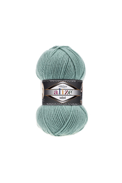 Alize Superlana Midi Hand Knitting Yarn 100g – Soft and Durable - Color Code: 463 - Dark Mint