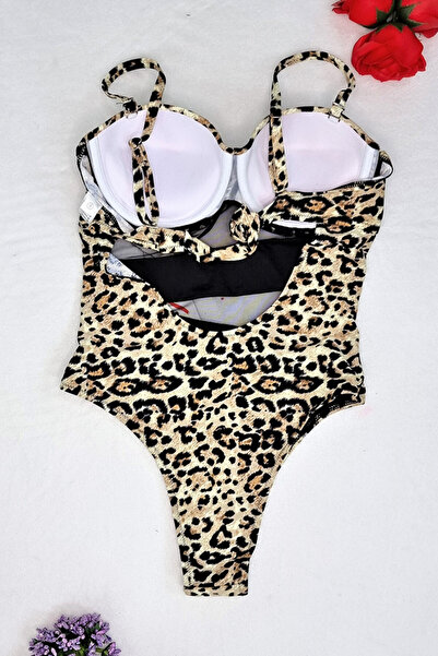 FashionForYou Costum de baie intreg Felicity animal print