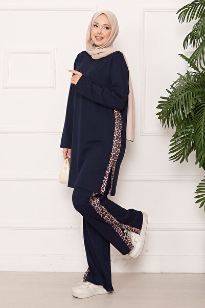 EBRUTESETTÜR Slit Soft Suit with Leopard Stripe