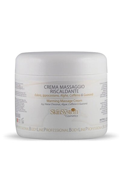 Skin System Cremă anticelulitică cu efect de încălzire cu Iederă, Cafeină, Gu...