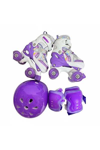 OEM Adjustable roller skates for children with LED, with complete protection set, adjustable sizes
