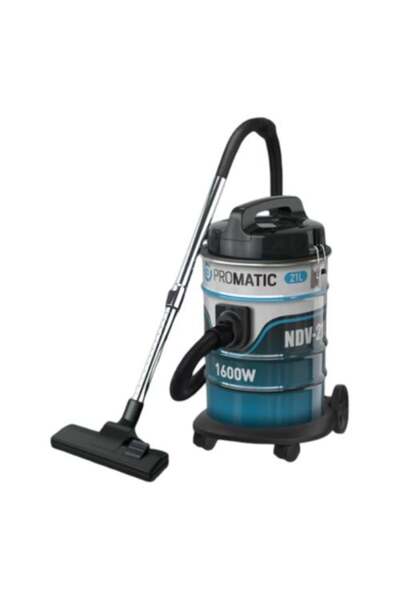 PROMAT ELDİVEN مكنسة كهربائية برميلية من بروماتيك - 1600 واط - 21 لتر - NDV21L