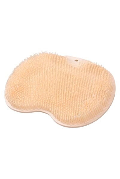 OEM Silicone bath/shower mat for massage, non-slip, foot massage & back cleaning - Yellow (0144)