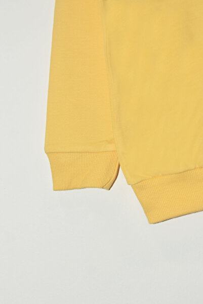 WORRN Kız Çocuk %100 Pamuk Gökkuşağı Süzeneli 2-6 Yaş Sweatshirt - 1021