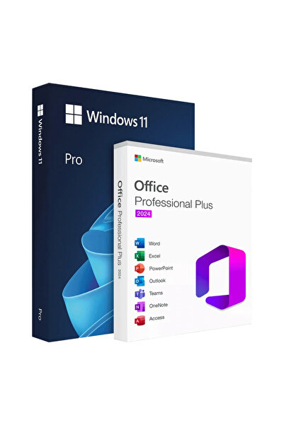 MICROSOFT Windows 11 Pro USB and Office 2024 Pro Plus - Permanent License