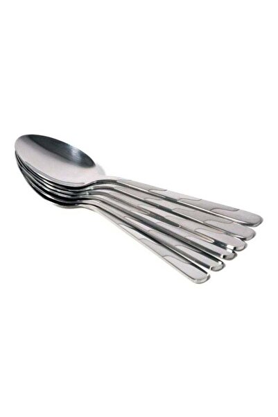 The comprehensive house Set of 6 Stainless Steel Spoons - Silver