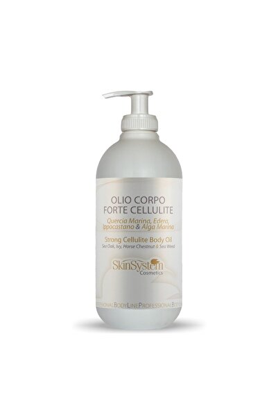 Skin System Ulei de corp puternic anticelulitic cu Fucus, Iederă, Castan Indic, Alge marine