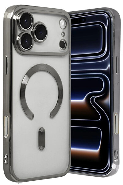 NewFace غطاء LVSQVR Apple iPhone 17 Pro Kross Magneticsafe - (214520) رمادي ت...