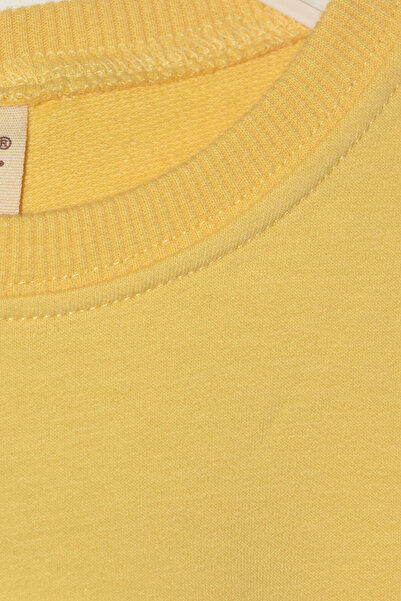 WORRN Kız Çocuk %100 Pamuk Gökkuşağı Süzeneli 2-6 Yaş Sweatshirt - 1021