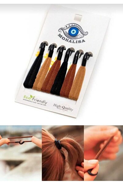 ella'nın çarşısı Set de 6 agrafe de păr flexibile din cauciuc cu cârlige din ...