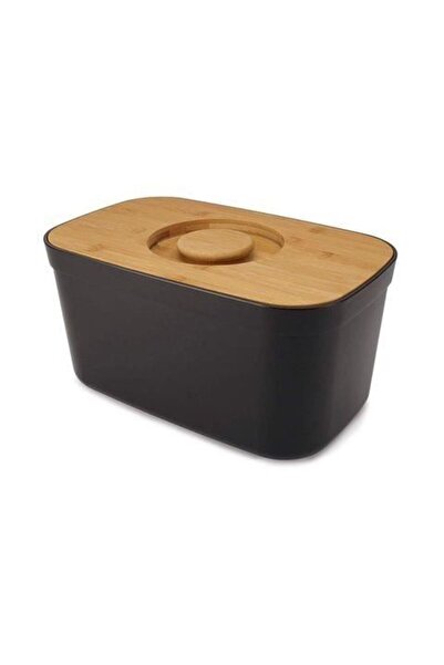 Joseph Joseph Bread Box with Black Chopping Lid H18 x W37 x D22cm -