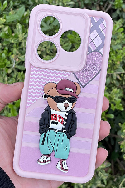 CEPSTOK غطاء حماية من السيليكون مضاد للصدمات لهاتف Infinix Hot 30 مع تصميم دم...