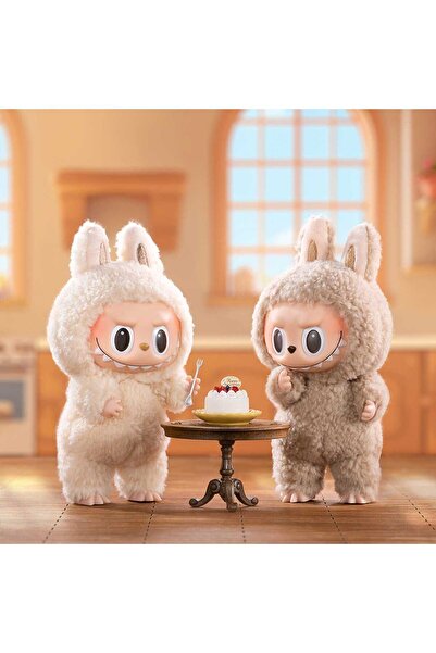 OEM Labubu Labubu "Exciting Macarons" Plush Toy – Sea salt coconut - light blue