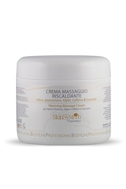 Skin System Cremă anticelulitică cu efect de încălzire cu iederă, cafeină, guarana și carnitină 250 ml