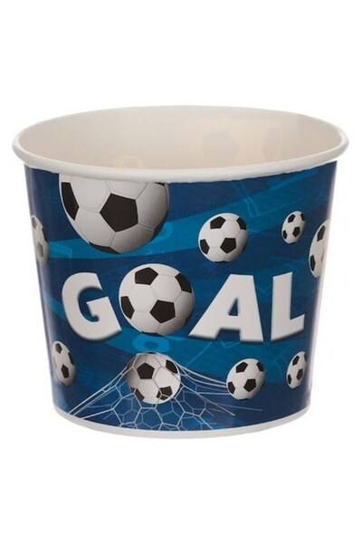 ANTBRO ® Cardboard Snack Cup Football – 1.8 L – Perfect for a High-Scoring Party
