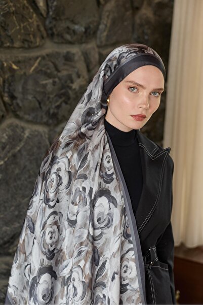 İpekhan Winter Bloom Hint İpek Şal 5014