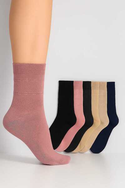 Tenra Αρωματικές γυναικείες κάλτσες από μπαμπού 10 τεμαχίων πλεονεκτική συσκευασία μικτών χρωμάτων