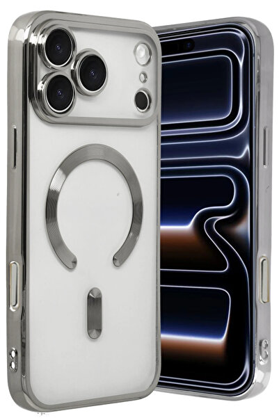 NewFace غطاء LVSQVR لهاتف آيفون 17 برو ماكس كروس ماجنيتيكس (214511) - فضي