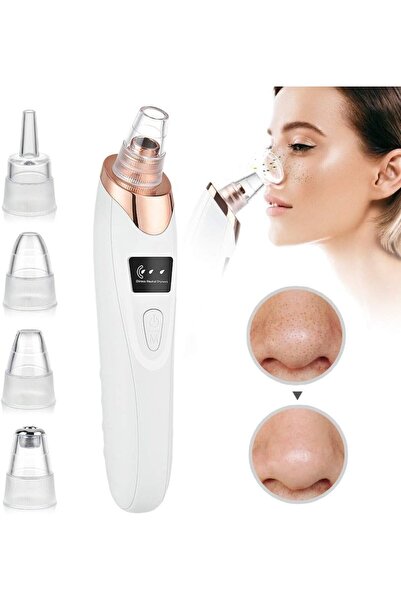 Generic Blackhead Remover Vacuum-Suction Facial Pore Cleaner (3 Levels, 5 Heads) - KK-mall