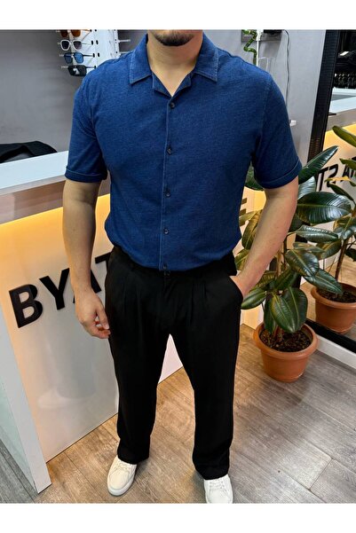 BYATA MENS STYLE Men's Short Sleeve Shirt