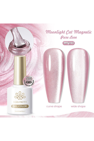 Born Pretty Moonlight Korean Cat Eye Kore Kedi Gözü Kalıcı Oje 10 ml MY105