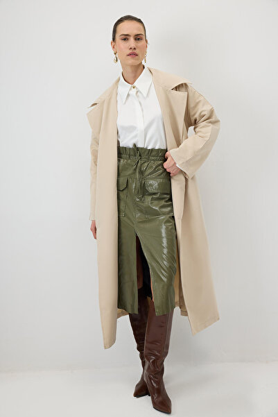 Touché Privé Реглан рукав круазе тренчкот