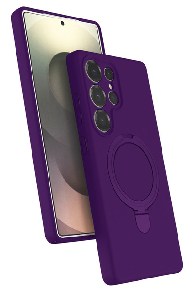 NewFace غطاء LVSQVR لهاتف سامسونج جالاكسي S24 ألترا مع حامل ماج سيف - (221006...