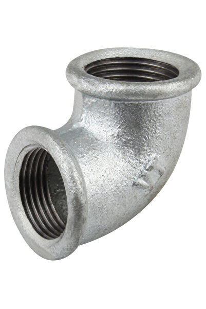 EVOSANITARY Galvanized Elbow FI-FI 90 Evo 3/8 inch