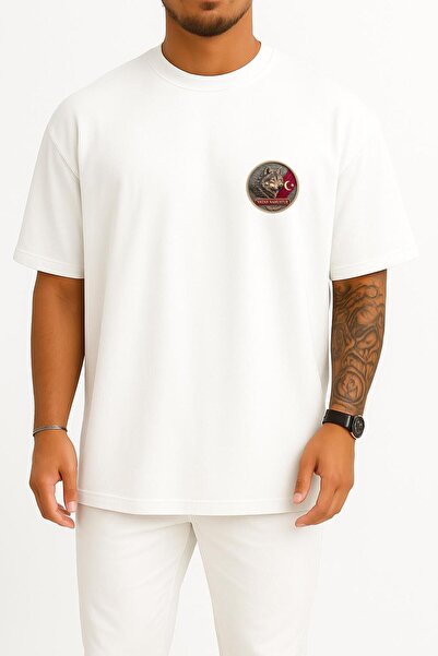 Bahriyeli Collection Оверсайз Vatan Namustur з кишенею, унісекс-футболка