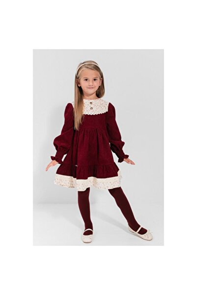 MAYORAL Burgundy red girls' dress