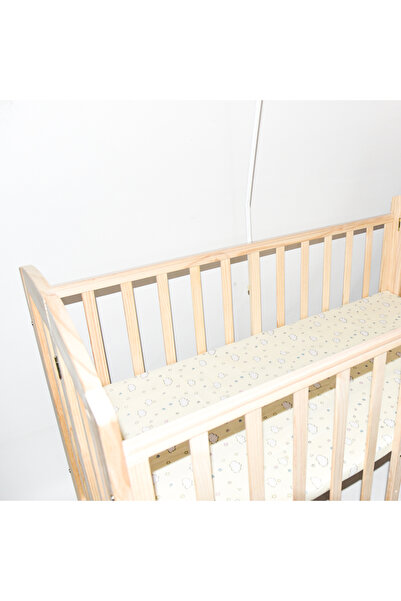 HOURS Horse 3 in 1 Portable Foldable Baby Bed in Wood or White with Transparent Mosquito Net 130 x 70