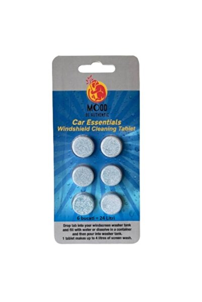 MOOD ( BE AUTHENTIC ) Set of 6 Original MOOD (BE AUTHENTIC) Concentrated Capsules for Car Windshield Cleaning