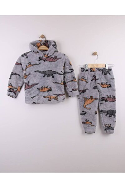 EKNKİDS Plush Model Top and Bottom Set