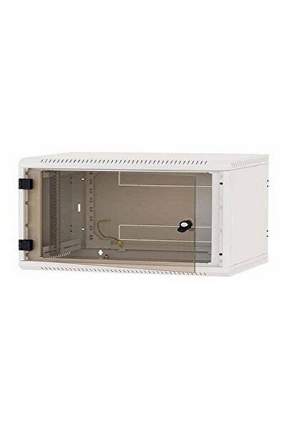 TRITON Dulap de perete 4U, adâncime 600mm, cu ușă de sticlă, blocabil, negru