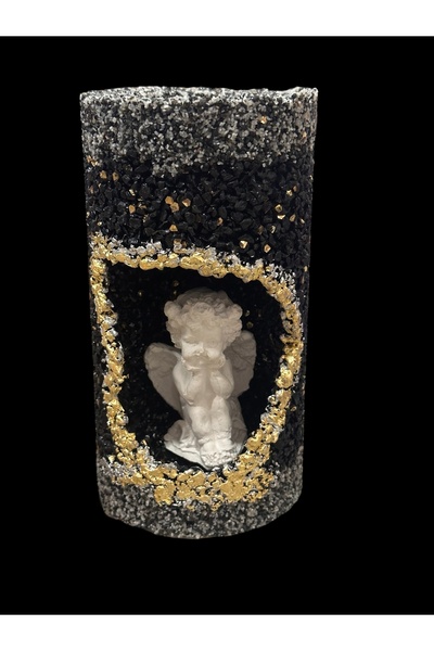 magnocandles Decorative Stone Angel Tealight Candle Holder 15X10 cm