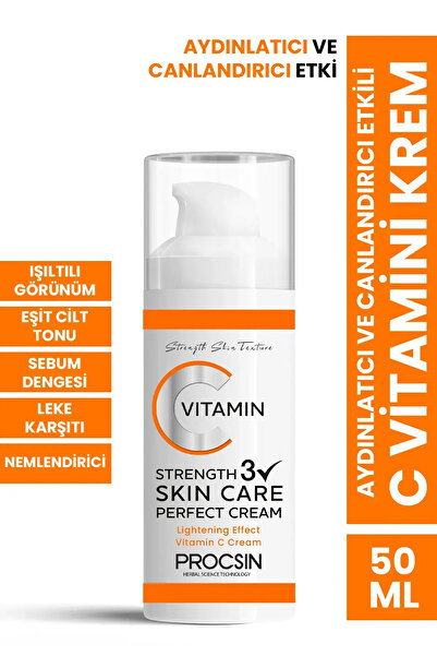 PROCSIN Aydınlatıcı Etkili C Vitamini Krem 50 ML