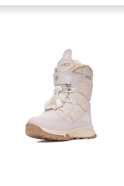 Ayakkabı Ülkesi Durable Waterproof Flexible Orthopedic Anti-Slip Sole Girls' Snow Boots with Rubber Soles