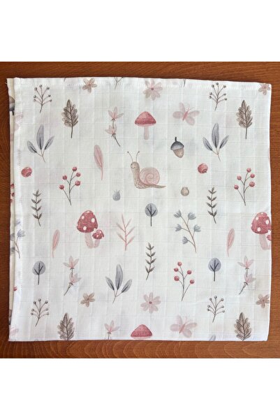 azizden 100% Organic Cotton Muslin Cover & Blanket 3-Piece Oeko-Teks Certified 80X80Cm