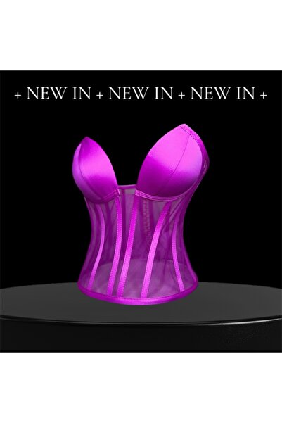 MODA Transparent Fuchsia Corset-Ready Size