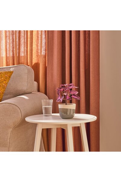 IKEA FEJKA Artificial potted plant, in/outdoor Painted nettle/red, 9 cm