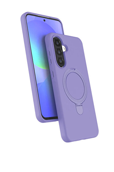 NewFace غطاء LVSQVR Samsung Galaxy A56 Regal مع حامل Magsafe (222633) - أرجواني