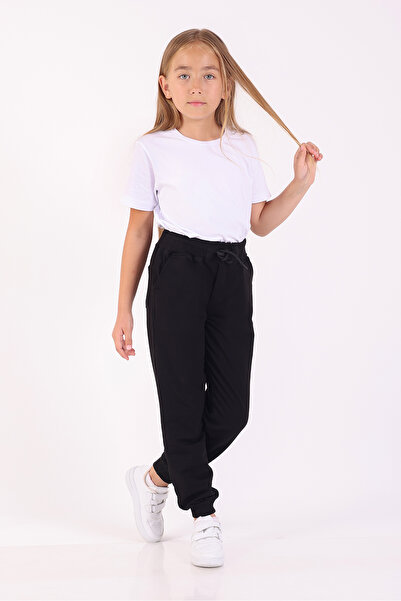 Rekormoda Pantaloni de trening pentru fete Școală și zilnic basic Pantaloni d...
