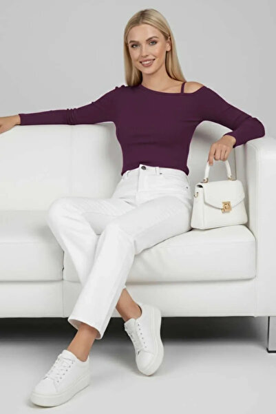 Butik Single Shoulder Strap Detail Blouse