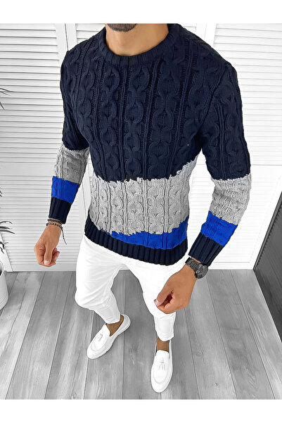 dehaine Men's striped sweater, T3512