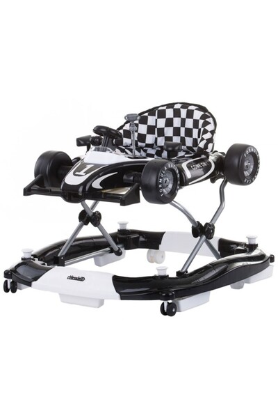 Chipolino Premergător copii Racer Grey 4 în 1 cu balansoar, centru activități...