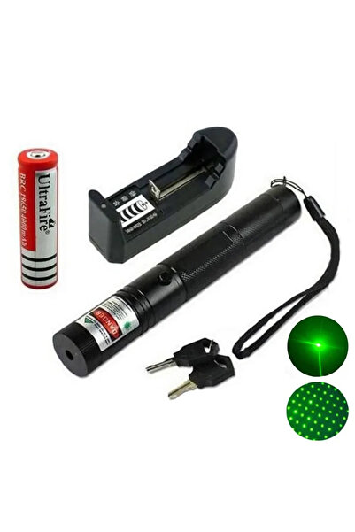 Genel Markalar İtalyano Ka-846 100Mw Desen Başlıklı Şarjlı Yeşil Lazer Pointer